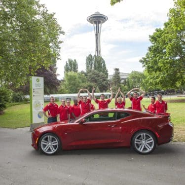 OSU EC3 Y1 Winners with 2016 Chevrolet Camaro