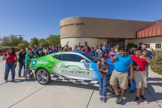 EcoCAR 3 teams have arrived in Yuma, AZ at the GM Desert Proving Grounds (DPG) and will undergo various safety and technical inspections to qualify for on road vehicle testing. Teams will be evaluated on their vehicle’s dynamic safety, handling, and energy consumption in various events.