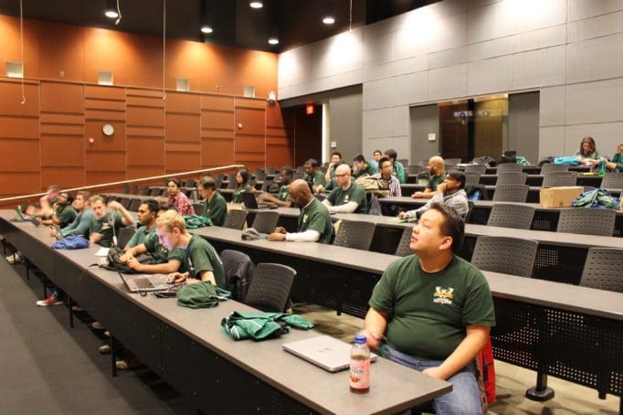 The WSU EcoCAR 3 team has many students that are also students in the EVE program.